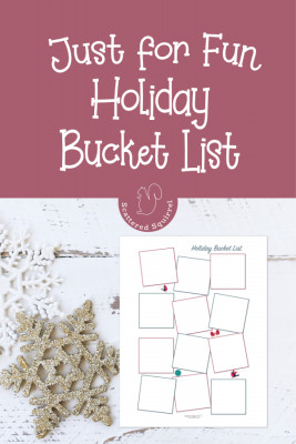 Planning for the holidays can be a little overwhelming, so it's always nice to add in a little something fun. This holiday bucket list printable is perfect for capturing those fun things you want to do this holiday season.