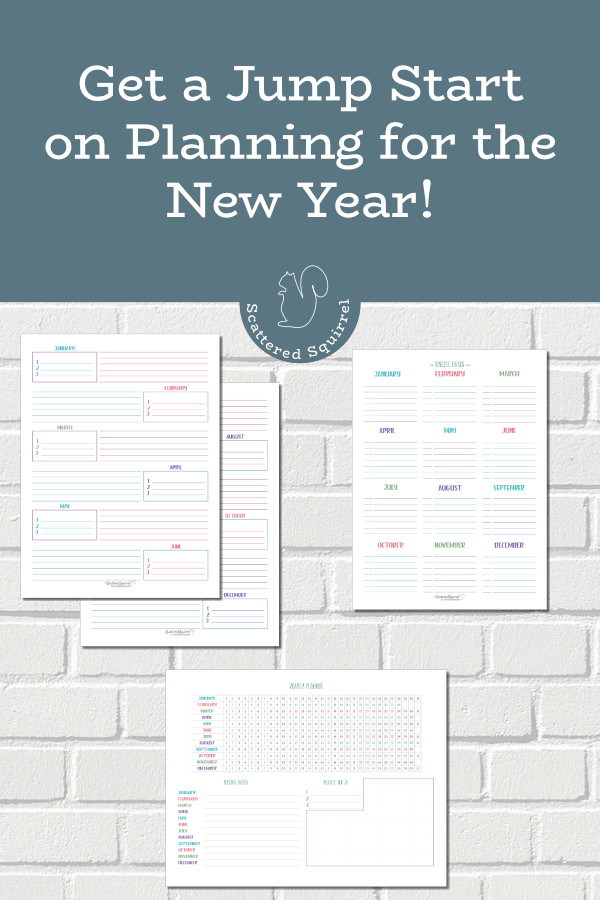 Start planning for the new year with this collection of yearly planner printables. Track holidays, special dates, set your goals, and so much more.