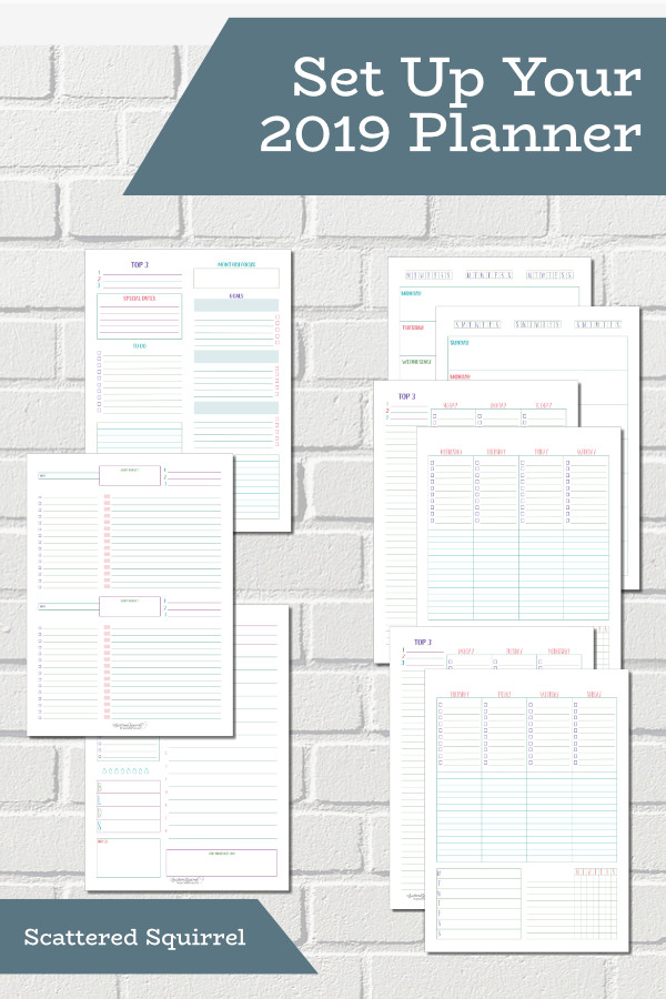 Setting up your 2019 planner? Check out this collection of planner printables. Find monthly, weekly, and daily layouts, plus links to our dated calendars and yearly planners.