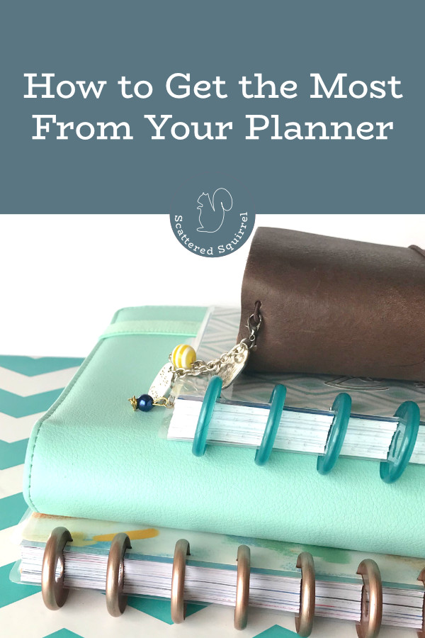 How to Keep Your Planner From Gathering Dust