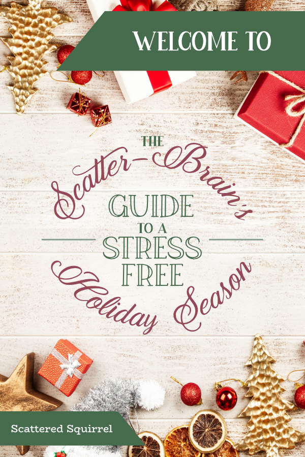 The holidays don't have to be stressful. I'm kicking off my two-week series with an invitation to join our Facebook group and a couple of questions to reflect on.