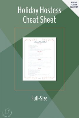 Holiday Planning Step 5 - Holiday Entertaining - Scattered Squirrel