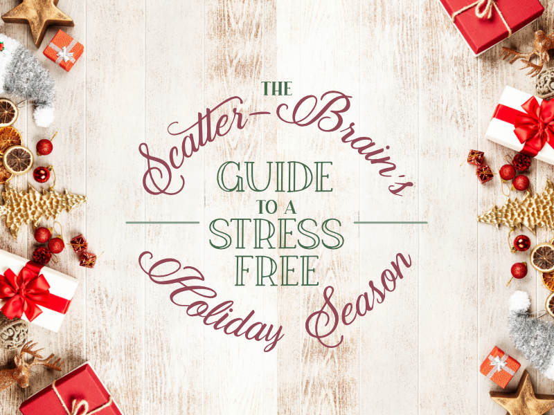 We're aiming to enjoy a stress free holiday season and it all starts today.