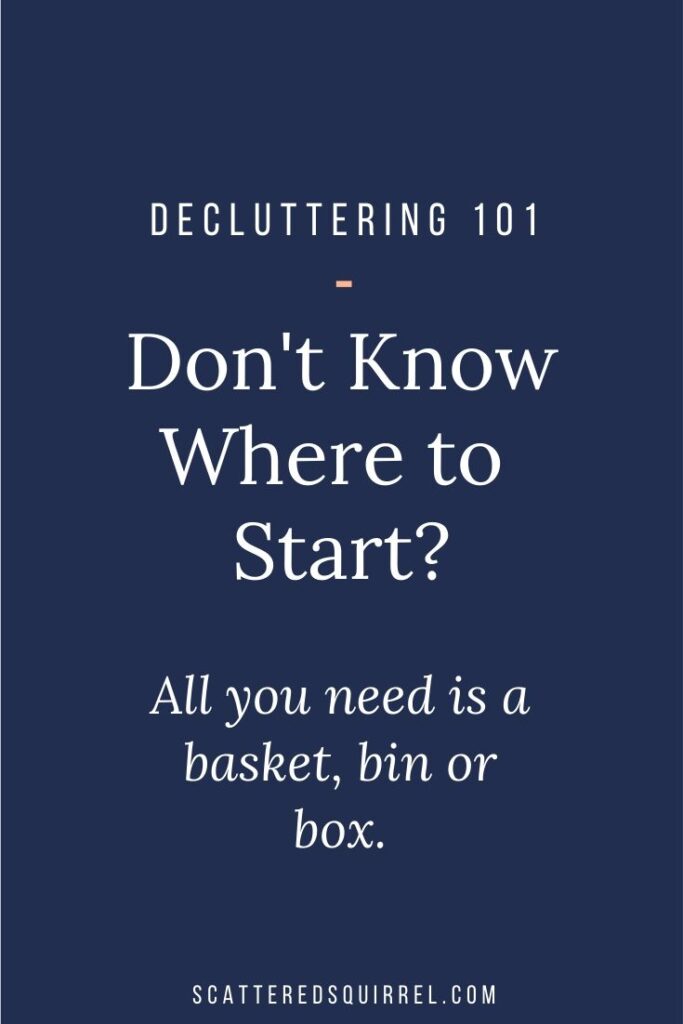 Don't know where to start decluttering? That's ok. Follow these simple steps to get started and see results in a short amount of time.