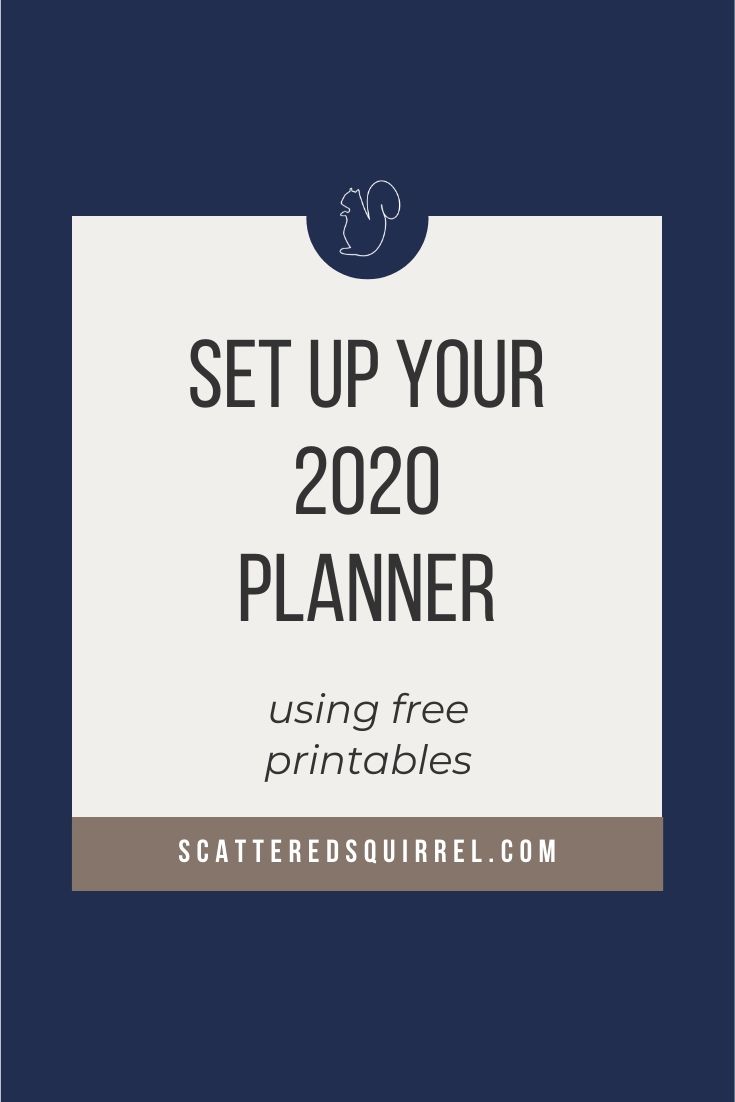 2020 Planner Quick Start Guide