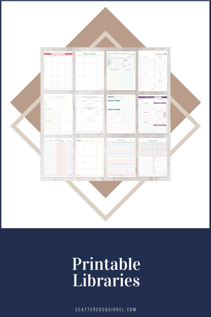 Free Printables Scattered Squirrel