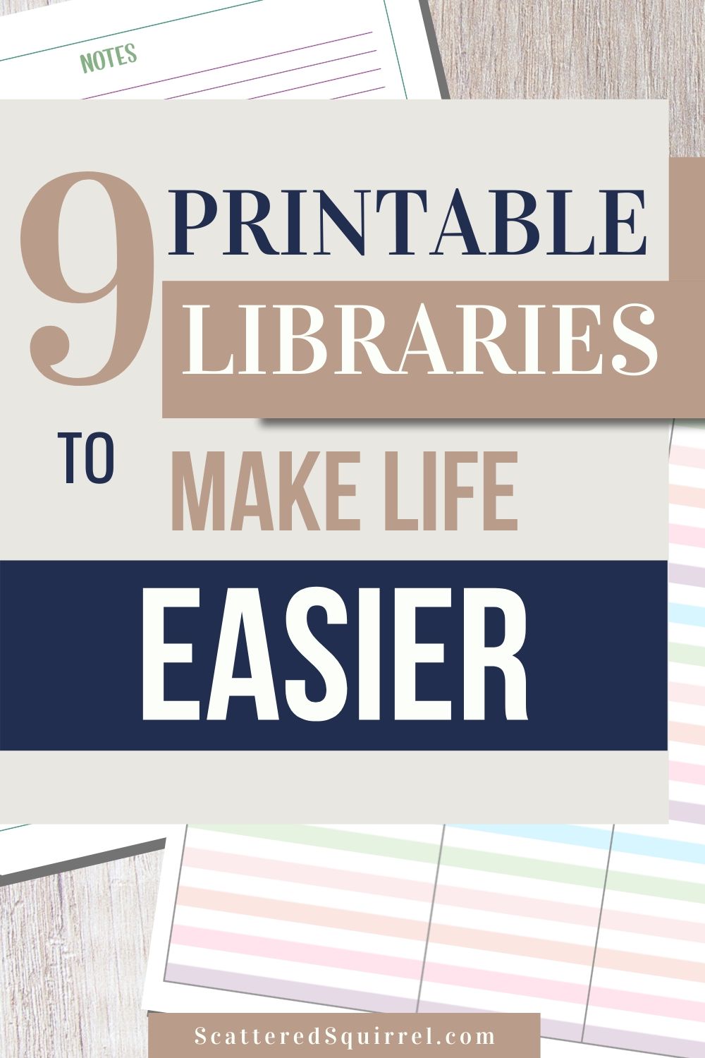 There are over 800 printables contained in our libraries that were designed to help make life a little easier for you. With so many options to choose from you're sure to find a few that will work for you.