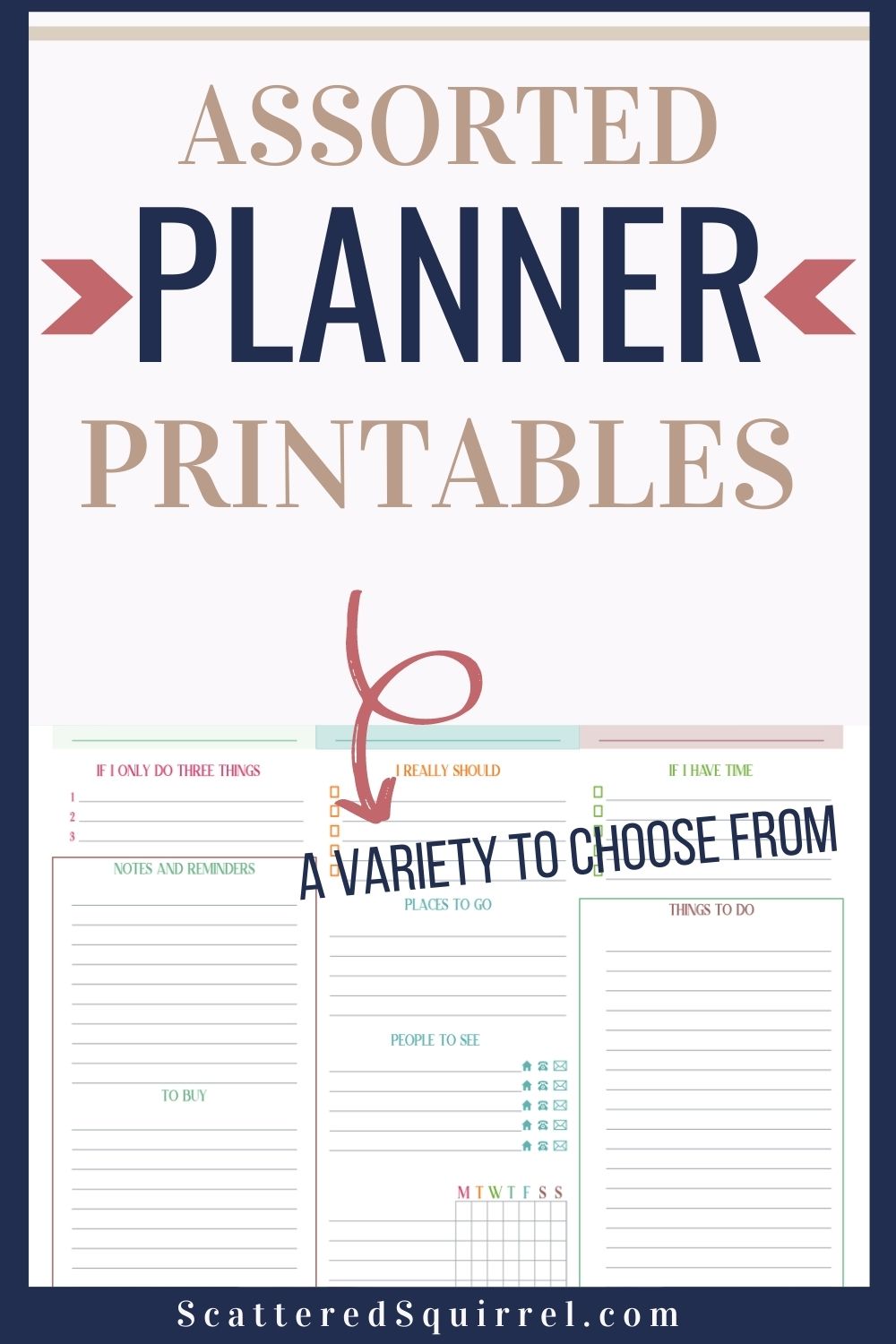Personal Planner Free Printables