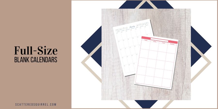 Free Printable Planners by Puffin Pages Co