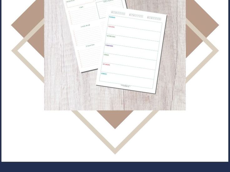 Weekly planner printables are a staple for most planners. They offer felxibilty and an overview of what's happening over the next few days.