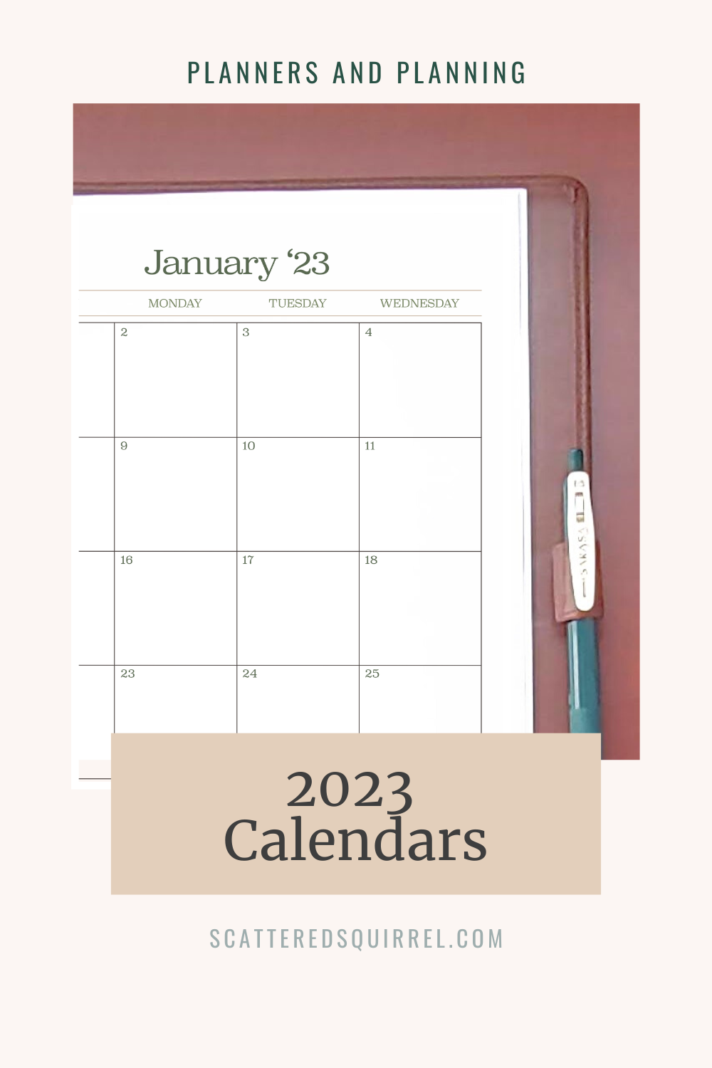 2023 Weekly Planner Free Printable PDF - Printables and Inspirations