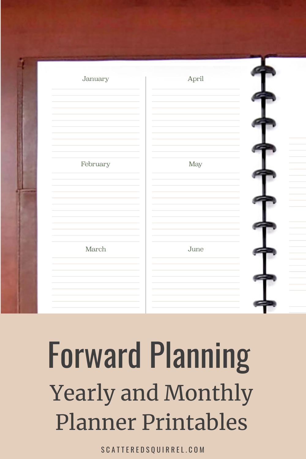 Yearly and Monthly Planners for 2023 - Scattered Squirrel