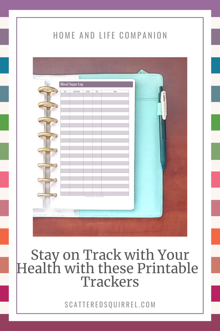 Stay on Track with your Health with these Printable Health Trackers ...