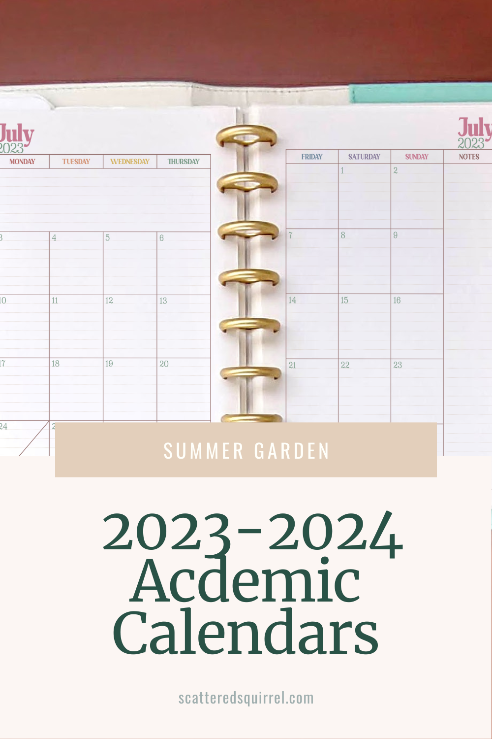 The 2024 Calendar Printables are Here!!! - Scattered Squirrel