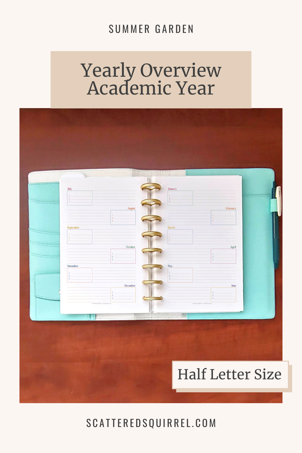 This image links to the half letter size, SG Academic Yearly Overview printable PDF.