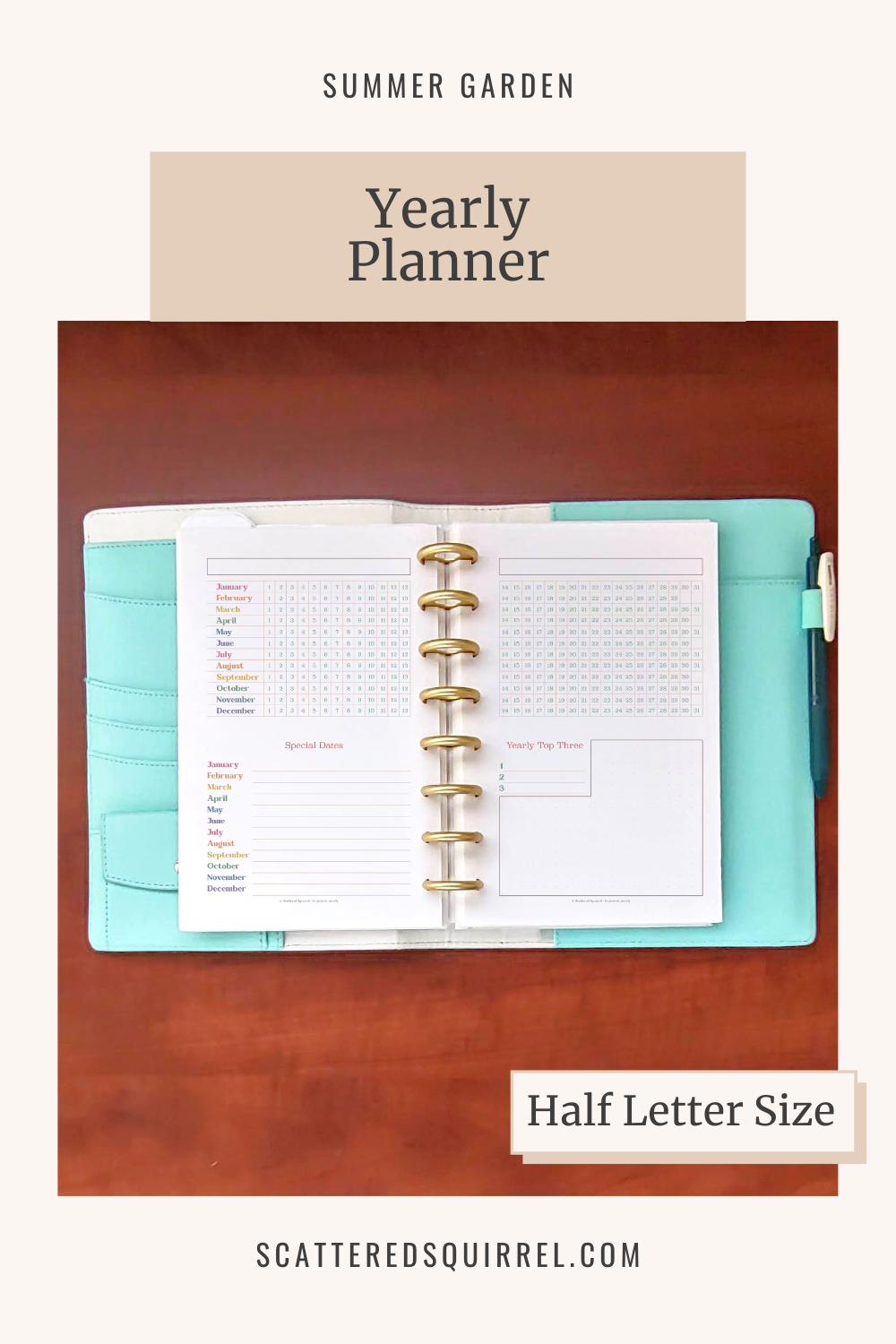 This image links to the half letter size, SG Yearly Plan printable PDF.