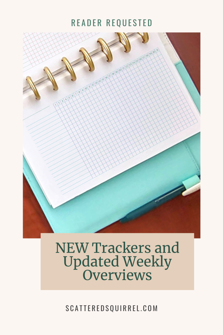 This is the title image for the post March's Reader Requests - New Trackers and Updated Weekly Overviews.