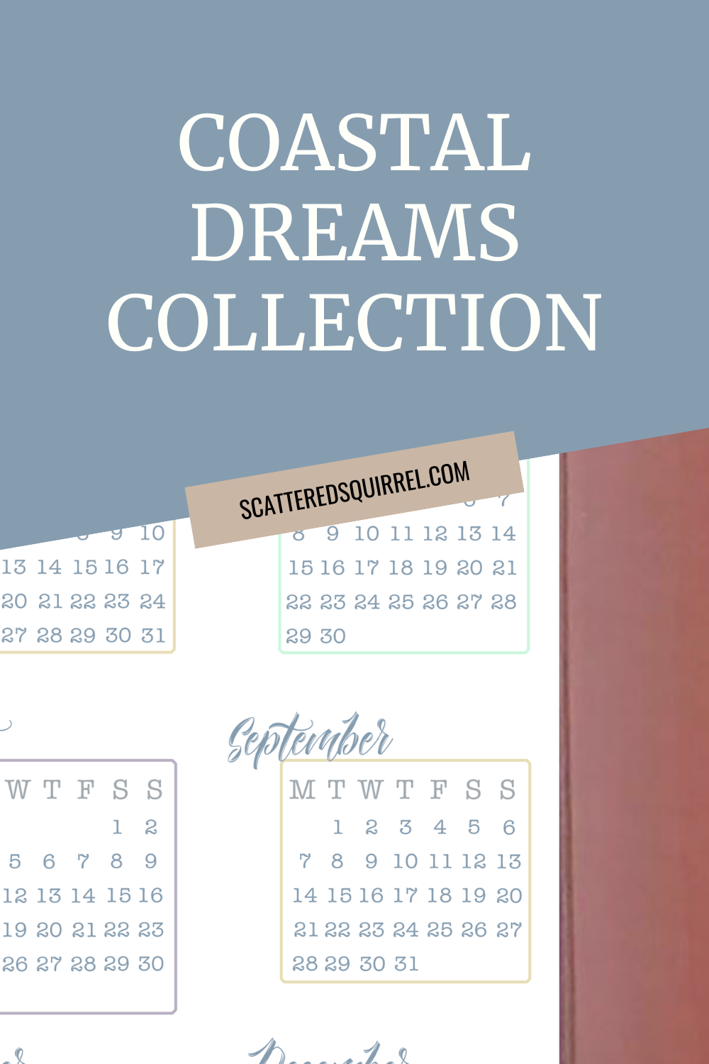 This image is used as the feature image for the Coastal Dreams Collection page. It is also meant to be use for sharing the page on Pinterest and/or social media platforms.