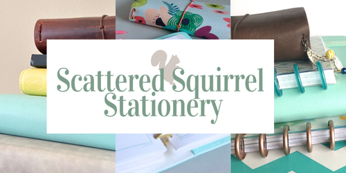 This is a promotional image for Scattered Squirrel Stationery. It links to Scattered Squirrel Stationery over on Fourth Wall.